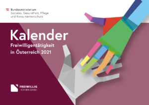 Titelseite Freiwilligenkalender 2021